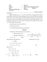 DE THI LY 10 OLYMPIC NĂM 2005 + ĐÁP ÁN