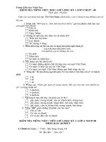 Đề KTĐK giữa HK2