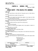 Giao an hoa 8 tu tiet 47 den 54