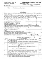 Đề KT 1 tiết (tiết 53) HK II lớp 9