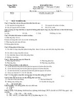 Đề KT hóa 9 - số 4