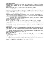 Bài tập hữu cơ