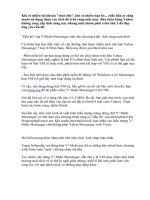 Chat nhiều nick trên Yahoo Messenger.