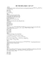 Đề thi trắc nghiệm môn hóa cấp 3-37