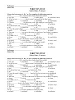 bai kiem tra 15 phut lop 10 hk II