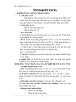 Giáo trình MS Excel A