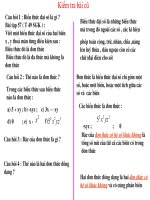 tiết 64: Ôn tập ch][ng IV