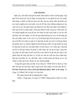 Kế toán chi phí sản xuất và tính giá thànhsản phẩm  dịch vụ ăn uống“ tại Công  Ty TNHH TM Và Dịch Vụ Tám Đức.