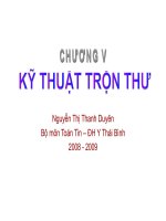 kỹ thuật trộn thư