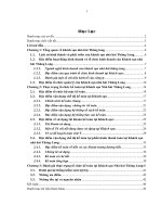 Hoạch toán tại Khách sạn Nhà hát Thăng Long