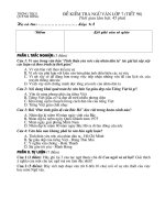 De KT VAN 7 (tiet 98)