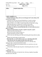 Đề kiểm tra 1 tiết giữa HKII