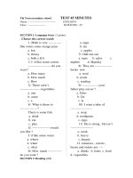 DE KIEM TRA LAN III TA 6 -2009