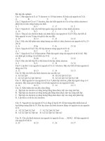 Bài tập chương I