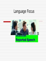 Unit4: Language Focus