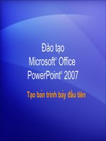 Hướng dẫn làm PowerPointMicrosoft_Office 2007_