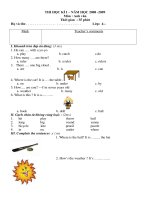 kiểm tra ngoại ngữ