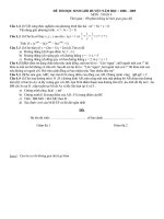 ĐỀ THI HỌC SINH GIỎI HUYỆN - TOÁN 9