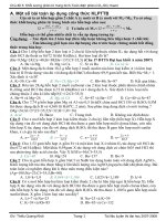 Chủ đê5:KLPTTB-Toán điện phân-CO2+bazơ(LTĐH)