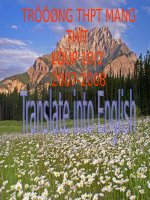 Translate into ENGLISH