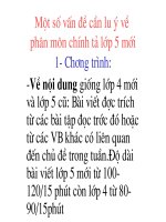 Mot so luu y ve chinh ta lop 5