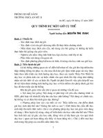 Quy trinh Dự giờ GV