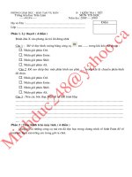 Đề kiểm tra 3 Quyển 2