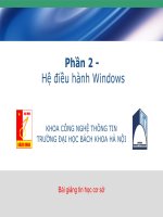 Giáo trình Windows - Tin học cơ sở V2.0