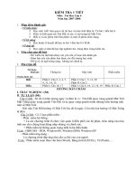 KTRA 1 TIẾT KÌ I TIN 6