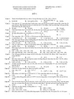 Đề thi chương hidrocacbon nâng cao(co dap án)