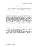 Nâng cao chất lượng dịch vụ của đội ngũ lao động ở bộ phận bàn nhà hàng Green Wave Cafe – khách sạn Hà Nội