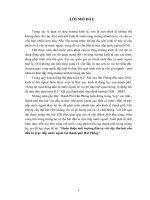 Hoàn thiện môi trường đầu tư với việc thu hút vốn đầu tư trực tiếp nước ngoài tại thành phố Hải Phòng