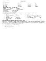 EXERCISE UNIT 9 ENGLISH 7