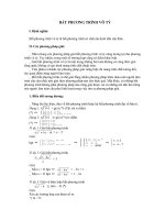 Bất phương trình vô tỉ-Ôn thi đại học