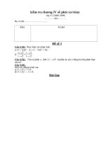 Kiểm tra chương IV so phuc