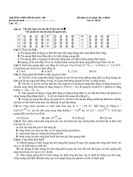 ĐỀ KIỀM TRA 15PHÚT HKII VLÝ 12