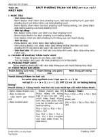 ĐẠI SỐ: BẤT PHƯƠNG TRÌNH VÀ HỆ BPT MỘT ẨN(tt)