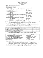 Kiểm tra học kỳ II _ Đề 6