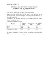 Đề Thi HSG Khối 12