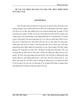 TÁC ĐỘNG HAI MẶT CỦA ODA TỚI  PHÁT TRIỂN KINH TẾ Ở VIỆT NAM