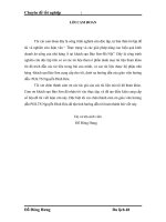 Thực trạng và giải pháp nâng cao hiệu quả  kinh doanh ăn uống của nhà hàng Á tại khách sạn Bảo Sơn