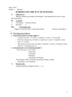 Giáo án anh văn 7 08-09