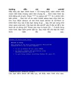 Hướng dẫn cài đặt winXP