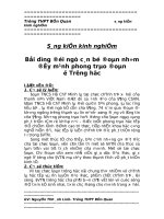 Giáo dục nhân văn vào các môn học