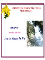 Tiet 55- Hoa 8 - Nuoc (tiep)