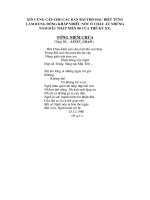 BAI THO TINH ĐAC BIET