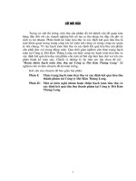 Hoàn thiện hạch toán tiêu thụ tại Công ty Dệt Kim Thăng Long