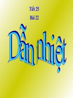 Bài 22.Dẫn nhItệt