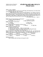 Kiểm tra khảo sát giữ kỳ 2 - Văn 6