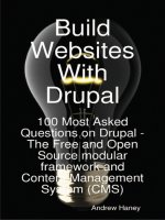 Build websites with drupal 